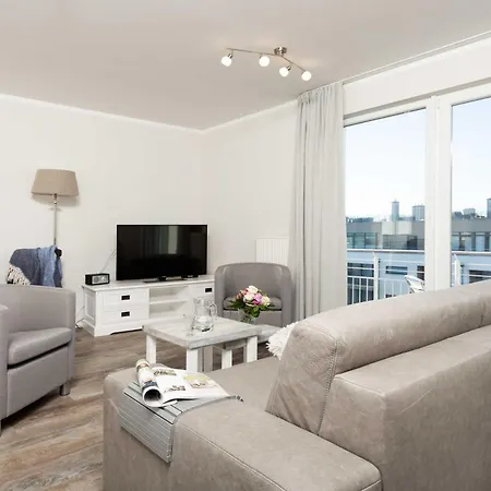 Strandnahe Mit 2 Schlafzimmern Und Balkon, Residenz Bel Vital 45, Apartamento Binz