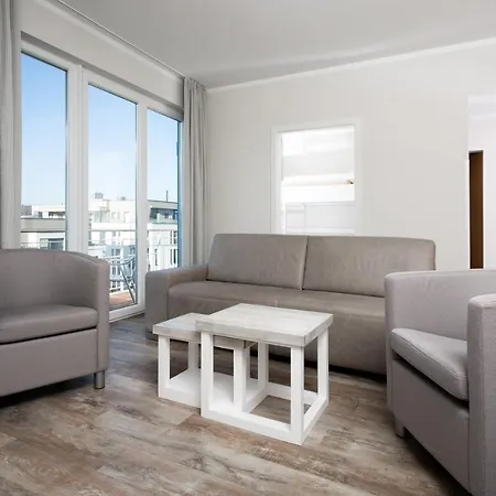 Strandnahe Fewo Mit 2 Schlafzimmern Und Balkon, Residenz Bel Vital Wohnung 45, Binz Appartement *